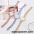 Korean Style Stylish and Simple Personality Elegant Bracelet Watch Small Exquisite Elegant Decorative Women's Watch Student Quartz Watch