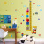 Elephant Height Measurement Wall Sticker Sk9036 Kid's Room Kindergarten Cartoon Decorative Wall Stickers Can Be Graphic Customization Plane Wall Sticker