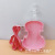 Cartoon Portable Bead String Jewelry Jewelry Storage Box Butterfly Stars Heart Violin Pink Transparent Candy Box