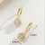 Boutique Copper Plated Gold Inlaid 5A Zircon High Quality Ear Clip Fashion Jersey
