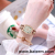 Cross-Border Tonneau Roman Women's Watch Korean Preppy Style Simple Belt Casual Women's Watch Quartz Watch