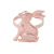 Spot Supply Amazon Easter High-End Rabbit Napkin Ring European And American Western Restaurant Metal Napkin Ring Napkin 