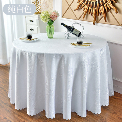 Hot-Selling New Products European Style Solid Color Anemone Tablecloth Wedding Tablecloth Hotel Hotel Tablecloth and Napkin