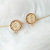 Geometric Grass Rattan Woven Earrings Retro Fashion Earrings Korean Dongdaemun New Tassel Earrings