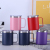 12oz14oz Stainless Steel Coffee Cup Creative Fashion Spray Plastic Mug Double Handle Office Water Cup Vacuum Cup