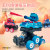 Children's Collision Impact Deformation Cute Cute Small Tank Can Launch Inertia Climbing 6-Wheel Tank off-Road Vehicle Toy Supply