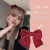 Red Big Bow Hairpin College Student Female Lolita Spring Clip Hair Rope Hair Accessories Japanese Hair Clip Headdress Clip