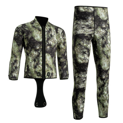 Spot Diving Suit Men's Professional Deep Diving Warm-Keeping and Cold-Proof Diving Suit 3 ~ 5mm Split Free Snorkeling Fishing and Hunting Suit Women