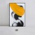 Pure Hand Drawing Decorative Painting Three-Dimensional Texture Abstract Black, White and Orange Oil Painting Hallway Background Wall Living Room and Dining Room Hanging Paintings Wholesale