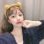 Bear Ears Plush Hairpin Zhao Lusi Same Style Face Wash Instafamous Hairband Female Hairband Cute Super Cute Headband Hair Band