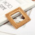 Korean Hot-Selling Online Handmade Bamboo Rattan Woven Geometric Bracelet Belt Buckle Ornament Accessories