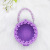 New Bead Necklace Translucent Small round Bag Children's Handmade Cream Glue DIY Handbag Jewelry Storage Jewelry Bag