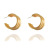 Simple C- Shaped Multi-Layer Petite Earrings Earrings Temperament Wild Geometric Metal Quality Earrings