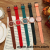 Korean Style Square Silicone Strap Digital Mesh Dial Watch Women's Fashion Trendy Ladies Watches in Stock Wholesale