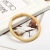 Korean Hot-Selling Online Handmade Bamboo Rattan Woven Geometric Bracelet Belt Buckle Ornament Accessories