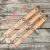 Vintage Carbonized Bamboo Ruler Three-Character Sutra Disciple Rule Hundred Family Name Pointer Ruler Chinese Characteristic Gift Handicraft