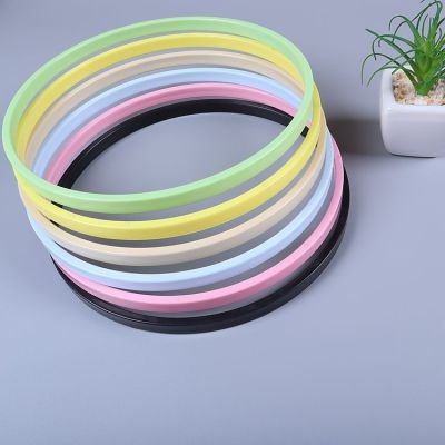 Artificial Bamboo Plastic Inner Ring DIY Handmade Cross Stitch Ring Wedding Set ABS Single Ring Material Wholesale Cross-Border Direct Supply
