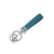 New Diamond-Embedded B- Word Keychain Fashion Car Supplies Horseshoe with Diamond Key Chain Embossed Logo Factory Customization