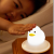 New Little Duck USB Charging Silicone Pat Lamp Led Bedroom Bedside Small Night Lamp Ambience Light Wholesale Gift