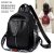 Cross-Border Retro Europe and America Backpack 2022 New Fashion Trendy PU Leather Texture Outdoor Backpack