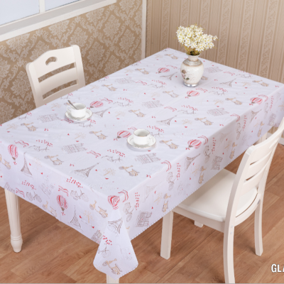 Tablecloth Waterproof Heat Proof and Oil-Proof Disposable Table Coffee Table Cloth Printed Lace Bronzing Table Cloth