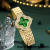 Cross-Border Fashion Four-Leaf Clover Bracelet Watch Women's Special-Interest Design Diamond-Embedded Watch Gold Strap Simple Watch