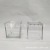 Pressure Mechanism Square Hydroponic Transparent Glass Square Cylinder Vase Basin Candle Holder Cup Aromatherapy Wax Tank Tealight