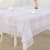 Tablecloth Waterproof Heat Proof and Oil-Proof Disposable Table Coffee Table Cloth Printed Lace Bronzing Table Cloth