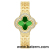 Cross-Border Fashion Four-Leaf Clover Bracelet Watch Women's Special-Interest Design Diamond-Embedded Watch Gold Strap Simple Watch