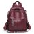 Backpack Women's Bag 2022 New Pu Soft Leather Backpack Bag Casual Simple Mummy Bag Travel Bag