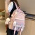 School Bag 2022 New University Style Backpack College Students' Backpack Stitching Outdoor Travel Bag