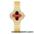 Cross-Border Fashion Four-Leaf Clover Bracelet Watch Women's Special-Interest Design Diamond-Embedded Watch Gold Strap Simple Watch