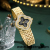 Cross-Border Fashion Four-Leaf Clover Bracelet Watch Women's Special-Interest Design Diamond-Embedded Watch Gold Strap Simple Watch