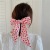 Korean Internet Celebrity Fruit Ribbon Tie-up Hair Silk Scarf Ponytail Bow Hair Band Back Head Hair Accessory for Ponytail Female