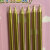 1+6 Gold Plated Birthday Candle Party Atmosphere Decoration Cake Candle Dessert Topper for Baking Gold Plated Long Brush Holder Candle