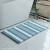Thick and Thin Striped Fluffy Floor Mat TPR Non-Slip Mat Indoor Bathroom Rug Kitchen Door Mat Bedside Carpet