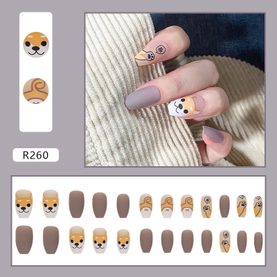 Cute Fake Nails Nail Stickers Printed Nail Tip Fake Nails Disney IP Wear Armor Nail Patch Nail Sticker Nail Tip