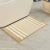 Thick and Thin Striped Fluffy Floor Mat TPR Non-Slip Mat Indoor Bathroom Rug Kitchen Door Mat Bedside Carpet