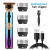 Cross-Border T9 New Oil Head Trim Electric Hair Cutting Knife Gradient Electric Clipper Buddha Head Engraving Scissors Digital Display Hair Clipper