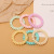 New Milkshake Color Phone Line Hair Ring Jelly Colored Headband Korean Simple Hair Band Basic Hair Accessories for Women