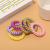 New Milkshake Color Phone Line Hair Ring Jelly Colored Headband Korean Simple Hair Band Basic Hair Accessories for Women