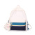 Japanese Simple Harajuku Style Backpack Junior High School High School Student Schoolbag Mori Style Colorblocking Backpack