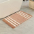 Thick and Thin Striped Fluffy Floor Mat TPR Non-Slip Rug Indoor Bathroom Mat Kitchen Door Mat Bedside Carpet