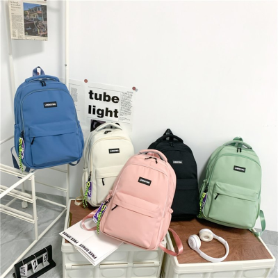 Backpack Campus Schoolbag School Bag Bag Lightweight Fashion Trendy Backpack Large Capacity Outdoor Bag