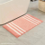 Bathroom Floor Mat Non-Slip Absorbent Rug Household Minimalist Two-Color Striped Carpet Plush Mats Indoor Doorway Mat