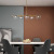 Nordic Modern Minimalist Dining-Room Lamp 2022 New Home Creative Personality Bar Chandelier Copper Magic Bean Chandelier