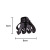 New Fashion EU and South Korea Foreign Trade Large Octopus Hair Jaw Clip Watermelon Crab Clamp Hair Clip Plastic Spring Clamp