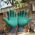 LaTeX Labor Protection Gloves Tire King Wear-Resistant Full Hanging PVC Thickened Construction Site Work Protection Rubber Dipping Rubber Hanged