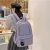 Schoolbag Female Junior High School Student Versatile Simple Large Capacity Ins Computer Backpack High School and College Student Travel Backpack