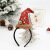 2022 Amazon Christmas Head Band with Velvet Christmas Party Show Dress up Christmas Hat Head Buckle Wholesale